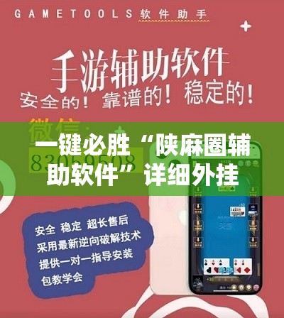一键必胜“陕麻圈辅助软件	”详细外挂透视辅助软件教程