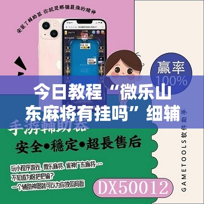 今日教程“微乐山东麻将有挂吗	”细辅助教程分享