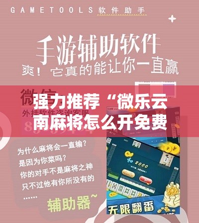 强力推荐“微乐云南麻将怎么开免费的挂”详细分享装挂步骤