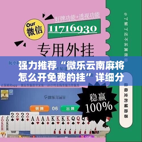强力推荐“微乐云南麻将怎么开免费的挂”详细分享装挂步骤