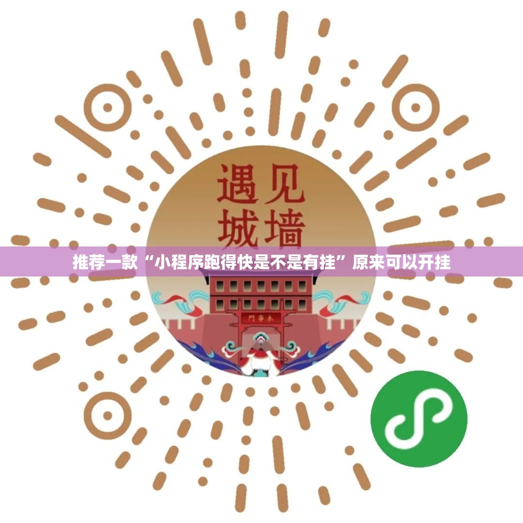 推荐一款“小程序跑得快是不是有挂”原来可以开挂