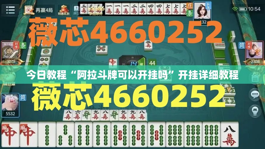 今日教程“阿拉斗牌可以开挂吗”开挂详细教程