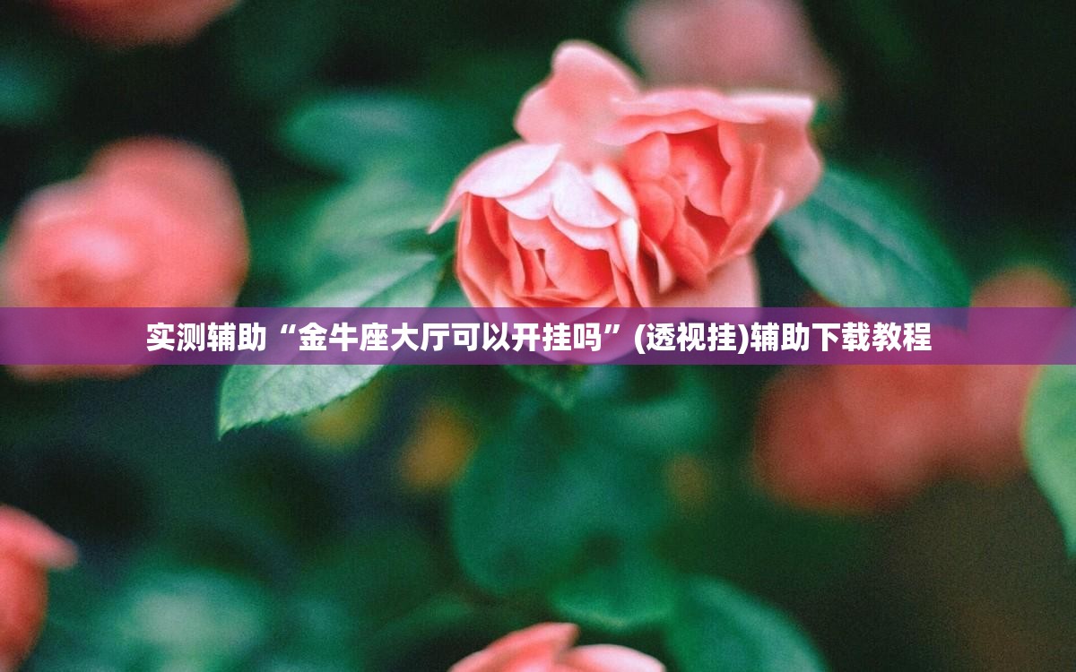 实测辅助“金牛座大厅可以开挂吗”(透视挂)辅助下载教程