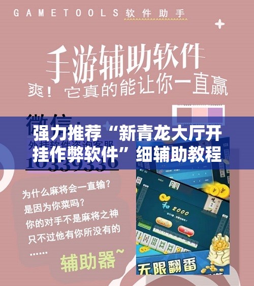 强力推荐“新青龙大厅开挂作弊软件	”细辅助教程分享