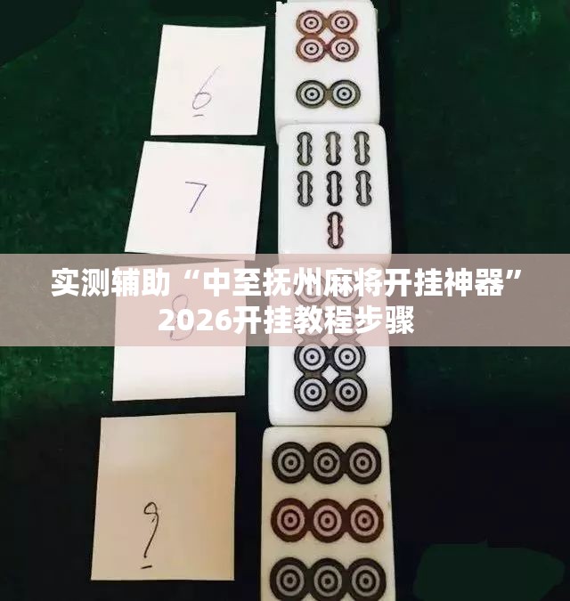 实测辅助“中至抚州麻将开挂神器”2026开挂教程步骤