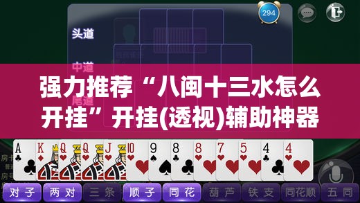 强力推荐“八闽十三水怎么开挂”开挂(透视)辅助神器