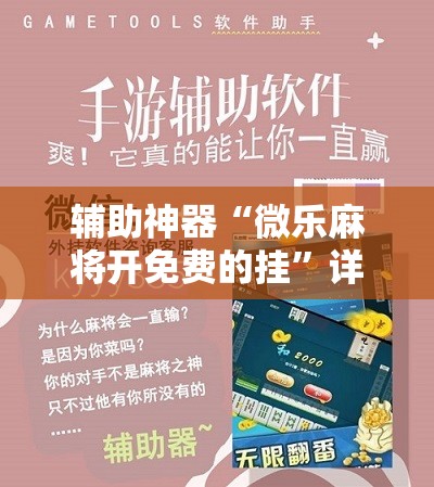 辅助神器“微乐麻将开免费的挂”详细分享装挂步骤
