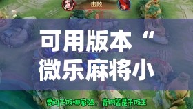 可用版本“微乐麻将小程序挂”开挂辅助脚本+详细开挂安装教程
