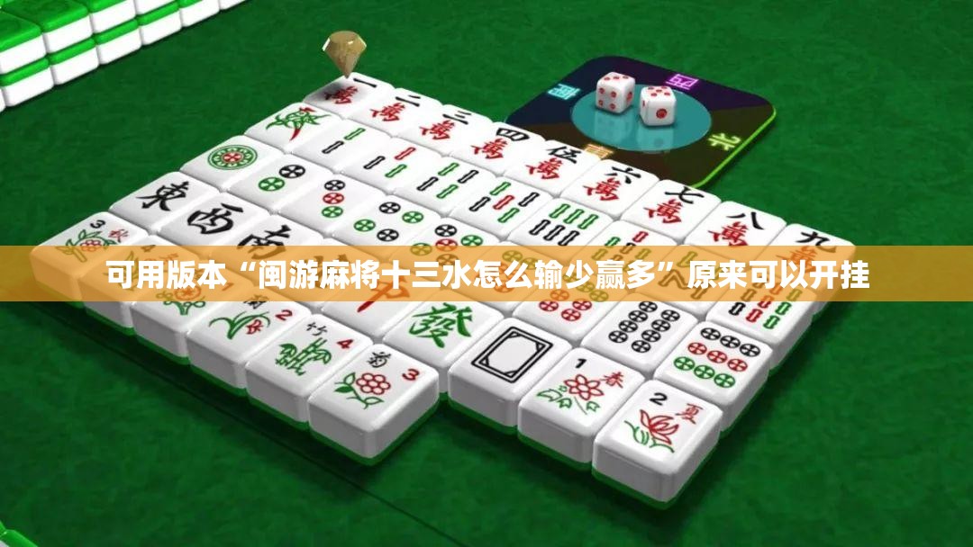 可用版本“闽游麻将十三水怎么输少赢多”原来可以开挂