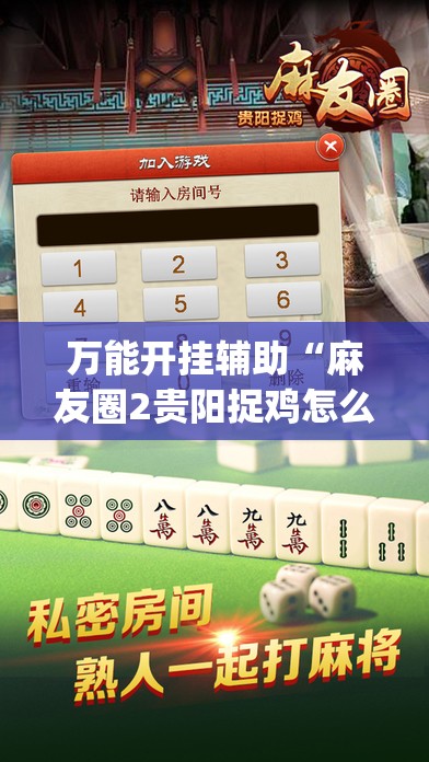 万能开挂辅助“麻友圈2贵阳捉鸡怎么开挂”开挂(透视)辅助教程