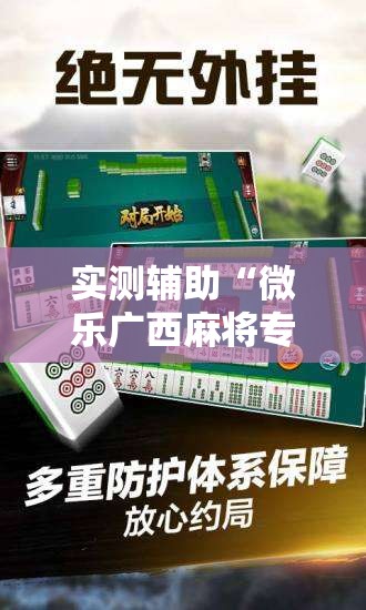 实测辅助“微乐广西麻将专用神器”细辅助教程分享