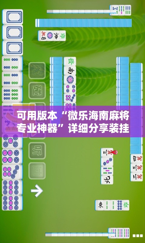 可用版本“微乐海南麻将专业神器”详细分享装挂步骤