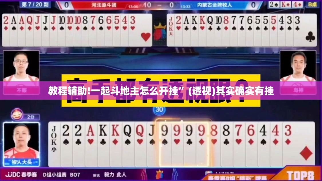 教程辅助!一起斗地主怎么开挂	”(透视)其实确实有挂