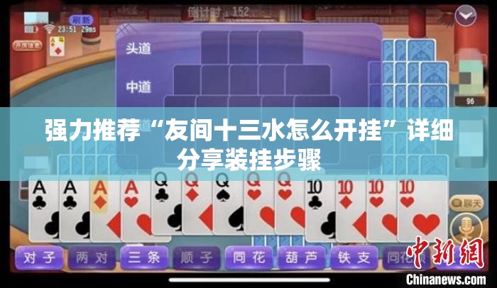强力推荐“友间十三水怎么开挂	”详细分享装挂步骤