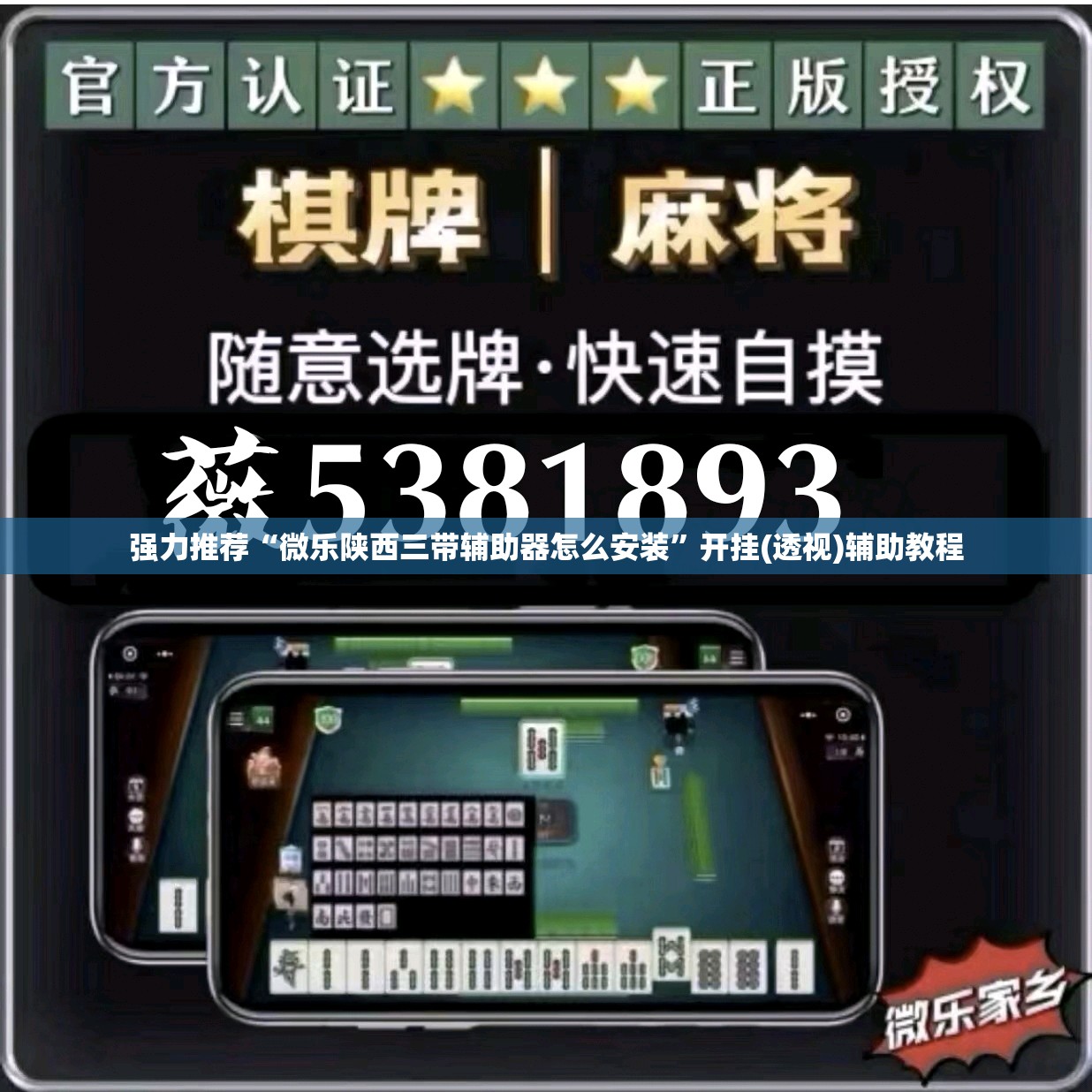 强力推荐“微乐陕西三带辅助器怎么安装”开挂(透视)辅助教程