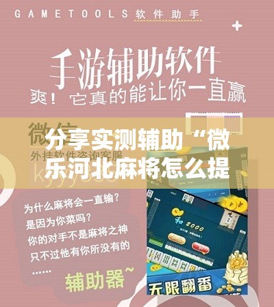 分享实测辅助“微乐河北麻将怎么提高胜率”细辅助教程分享