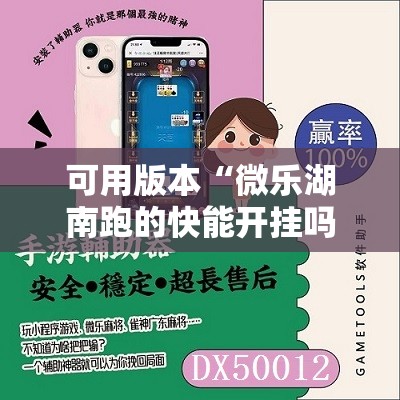 可用版本“微乐湖南跑的快能开挂吗”详细开挂教程