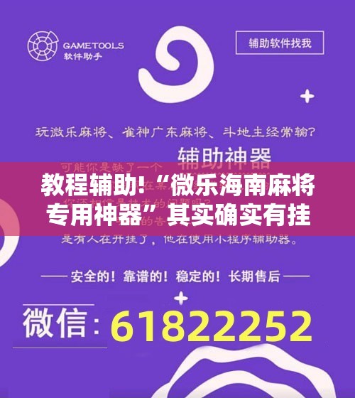 教程辅助!“微乐海南麻将专用神器	”其实确实有挂