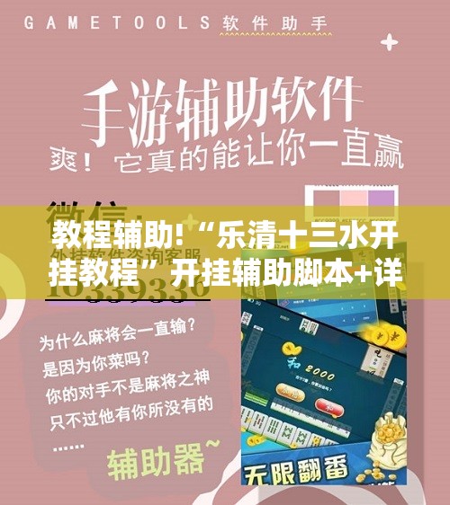 教程辅助!“乐清十三水开挂教程”开挂辅助脚本+详细开挂安装教程