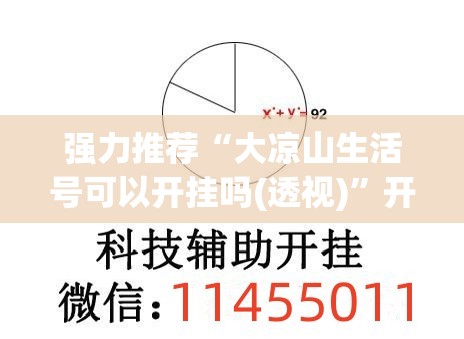 强力推荐“大凉山生活号可以开挂吗(透视)”开挂辅助脚本+详细开挂安装教程