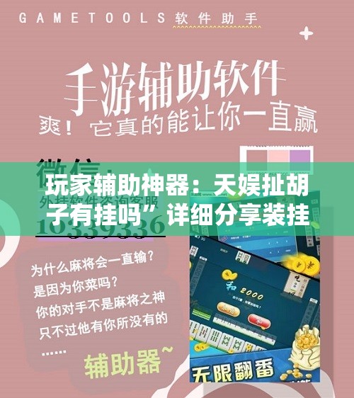 玩家辅助神器：天娱扯胡子有挂吗	”详细分享装挂步骤