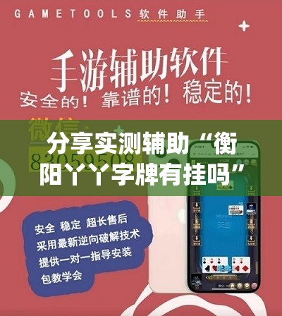 分享实测辅助“衡阳丫丫字牌有挂吗”开挂(透视)辅助神器