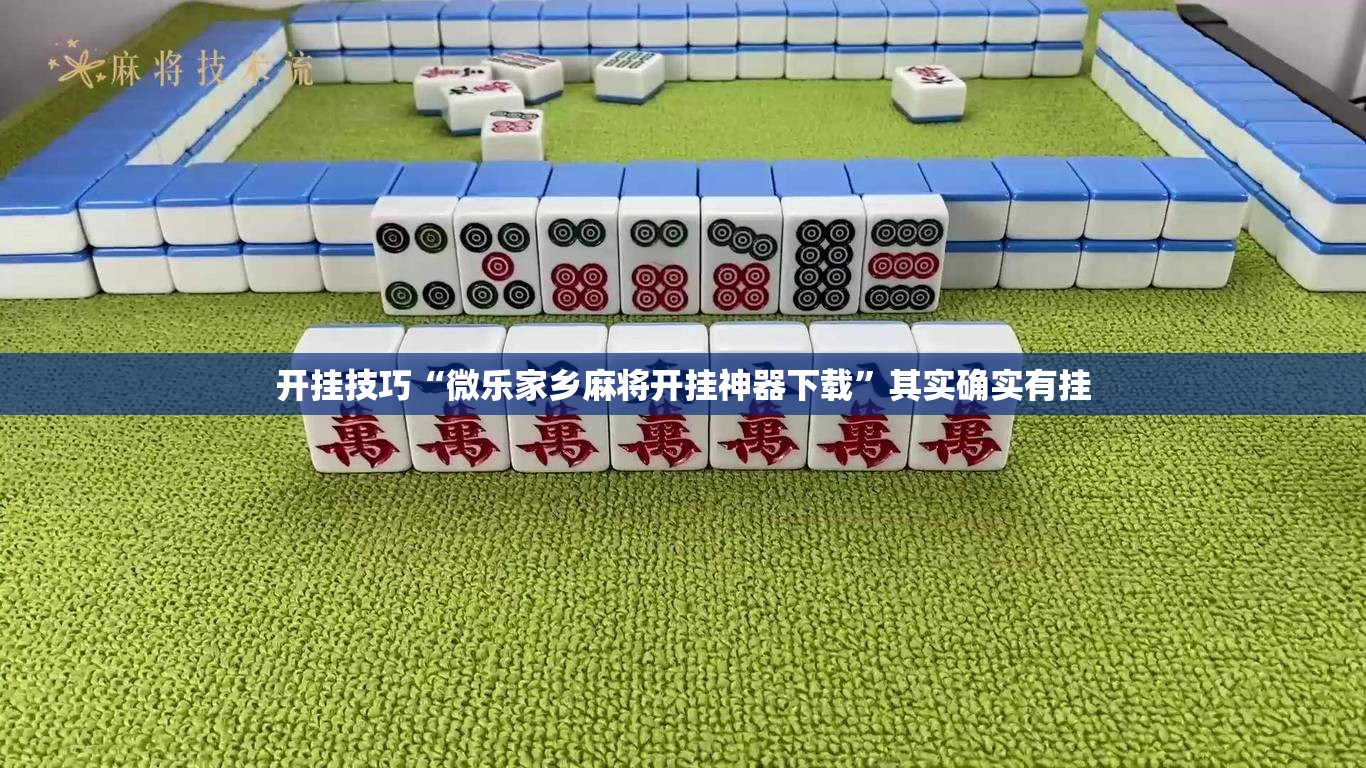 开挂技巧“微乐家乡麻将开挂神器下载”其实确实有挂