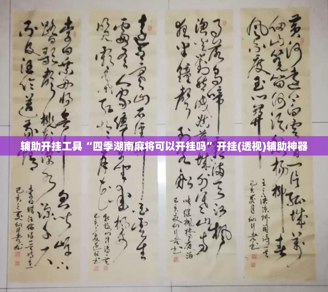 辅助开挂工具“四季湖南麻将可以开挂吗”开挂(透视)辅助神器