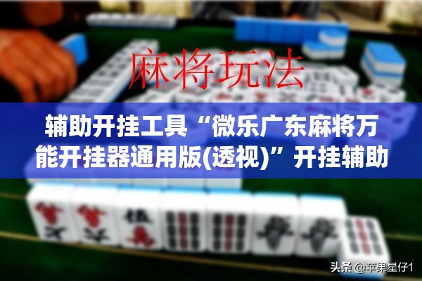 辅助开挂工具“微乐广东麻将万能开挂器通用版(透视)”开挂辅助脚本+详细开挂安装教程