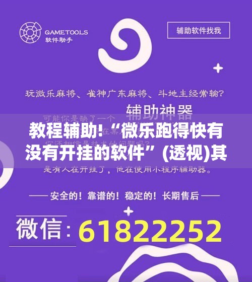 教程辅助!“微乐跑得快有没有开挂的软件”(透视)其实确实有挂