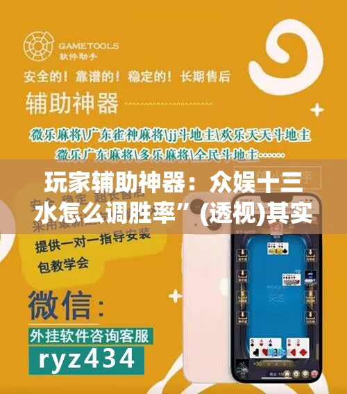 玩家辅助神器：众娱十三水怎么调胜率”(透视)其实确实有挂