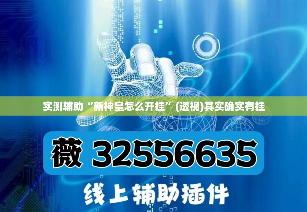实测辅助“新神皇怎么开挂”(透视)其实确实有挂