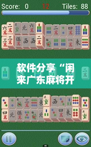 软件分享“闲来广东麻将开挂插件下载”其实确实有挂