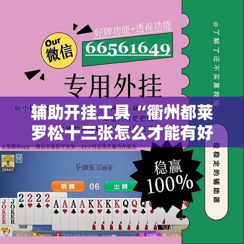 辅助开挂工具“衢州都莱罗松十三张怎么才能有好牌”原来可以开挂