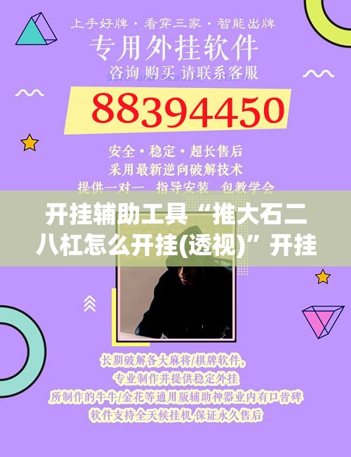 开挂辅助工具“推大石二八杠怎么开挂(透视)”开挂辅助脚本+详细开挂安装教程