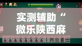 实测辅助“微乐陕西麻将亲友房怎么开挂”详细分享装挂步骤