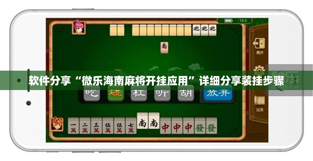 软件分享“微乐海南麻将开挂应用	”详细分享装挂步骤