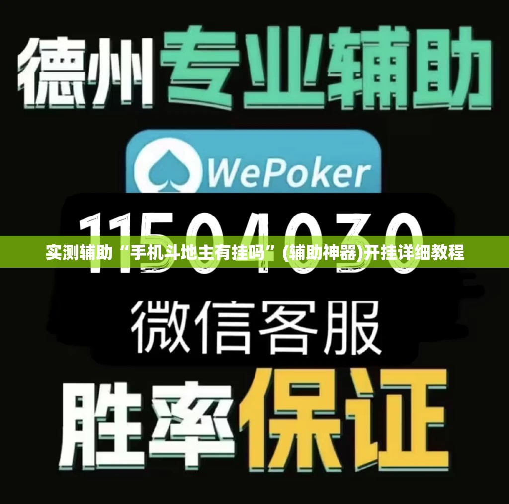 实测辅助“手机斗地主有挂吗”(辅助神器)开挂详细教程