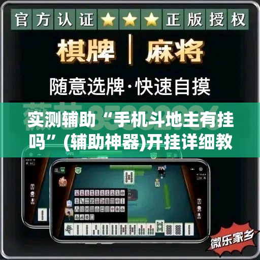 实测辅助“手机斗地主有挂吗”(辅助神器)开挂详细教程