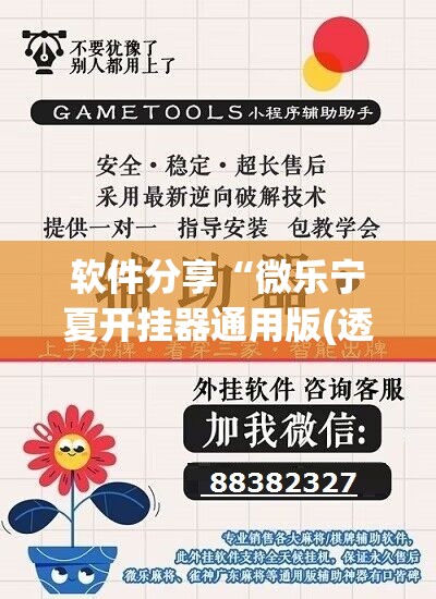 软件分享“微乐宁夏开挂器通用版(透视)”开挂辅助脚本+详细开挂安装教程