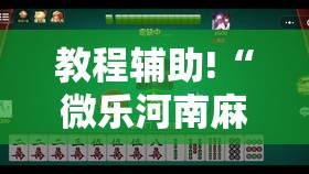 教程辅助!“微乐河南麻将小程序开挂”详细开挂教程