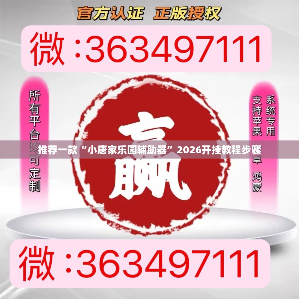 推荐一款“小唐家乐园辅助器”2026开挂教程步骤