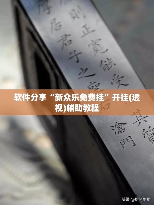 软件分享“新众乐免费挂”开挂(透视)辅助教程