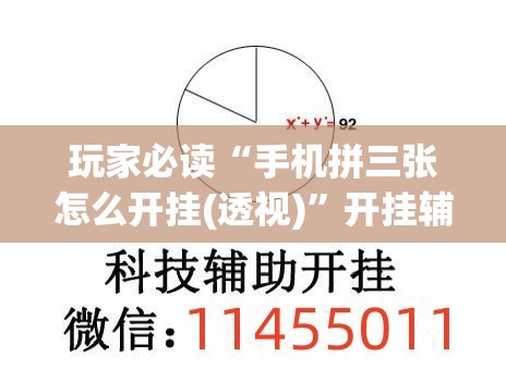 玩家必读“手机拼三张怎么开挂(透视)”开挂辅助脚本+详细开挂安装教程