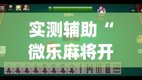 实测辅助“微乐麻将开免费的挂(透视)”开挂辅助脚本+详细开挂安装教程