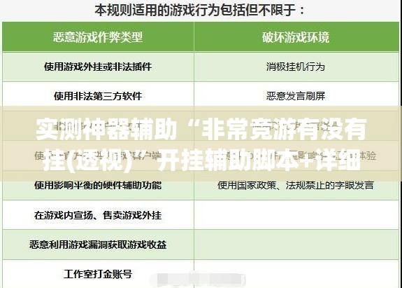 实测神器辅助“非常竞游有没有挂(透视)”开挂辅助脚本+详细开挂安装教程