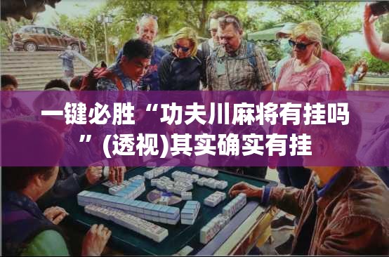 一键必胜“功夫川麻将有挂吗”(透视)其实确实有挂