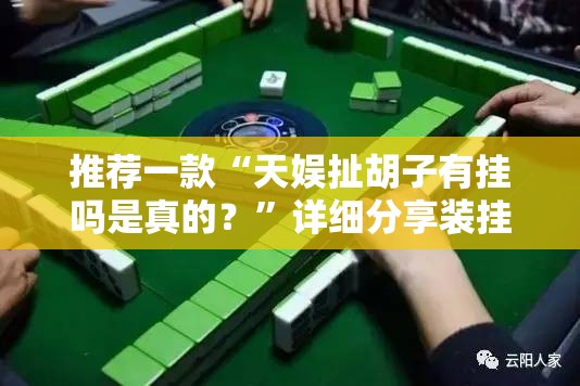 推荐一款“天娱扯胡子有挂吗是真的？	”详细分享装挂步骤