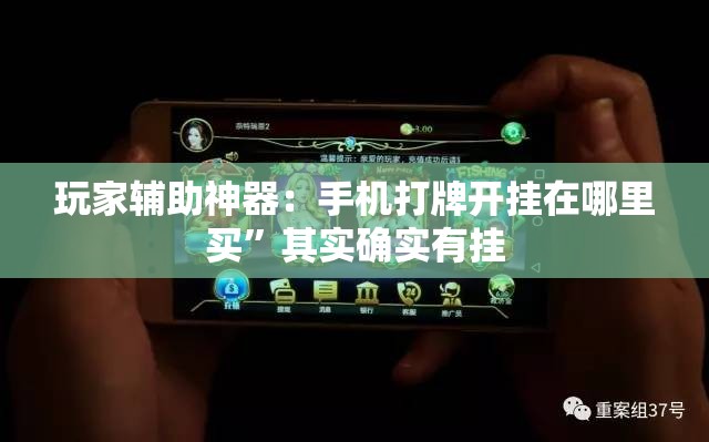 玩家辅助神器：手机打牌开挂在哪里买	”其实确实有挂
