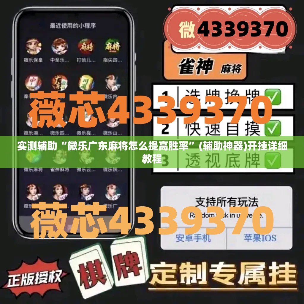 实测辅助“微乐广东麻将怎么提高胜率”(辅助神器)开挂详细教程